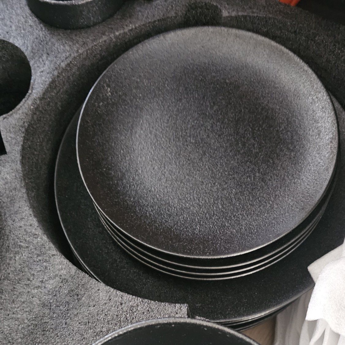 Matt Black Dinnerware Set