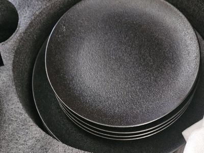 Matt Black Dinnerware Set