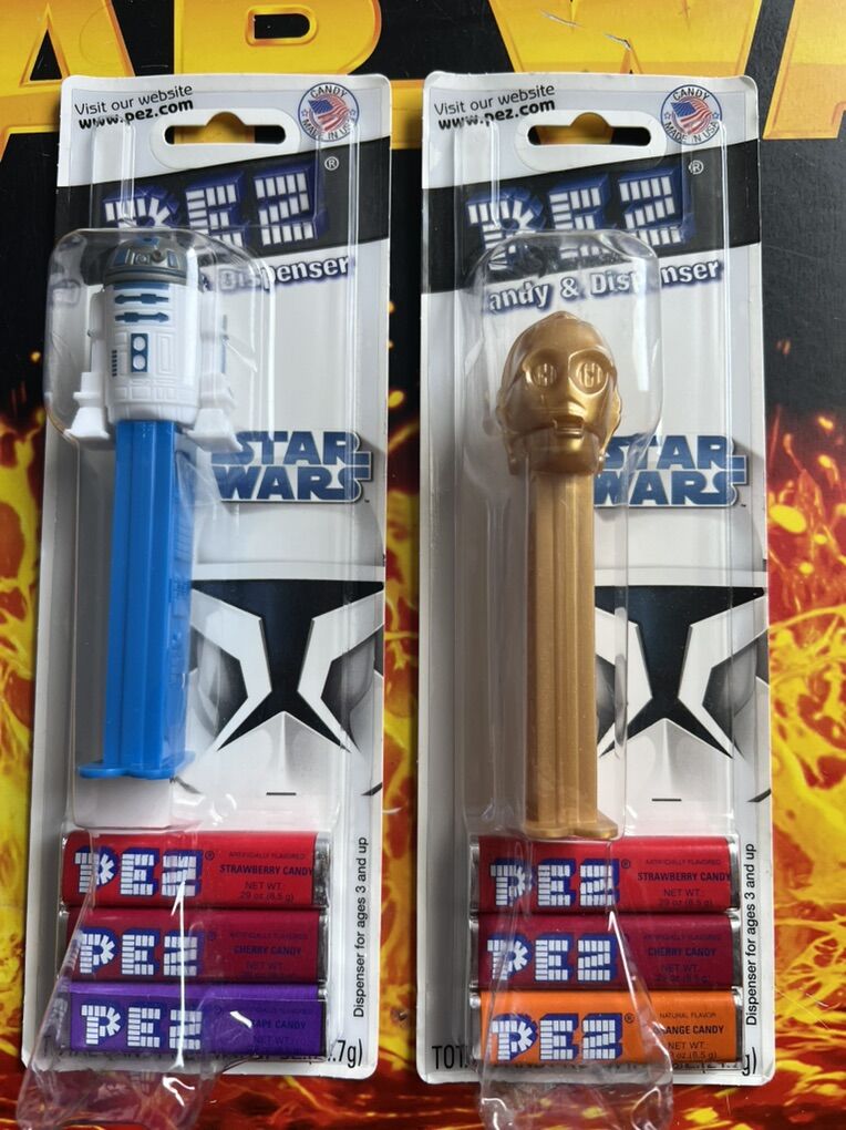 Star Wars Clone Wars PEZ C-3PO and R2-D2 2008