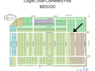 Logan, Utah Cemetery Plot For Sale