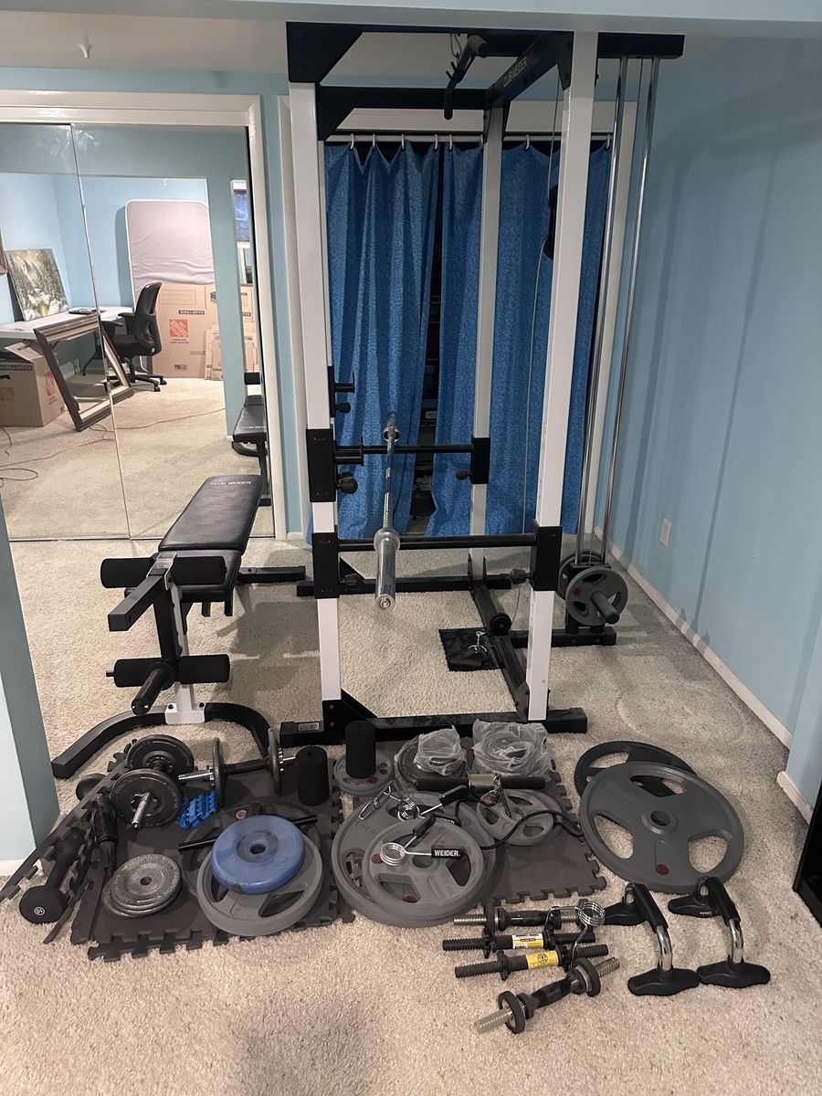 Club Weider Smith machine / half rack / bench