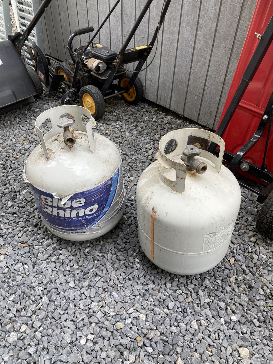 Empty propane tanks Both for $30