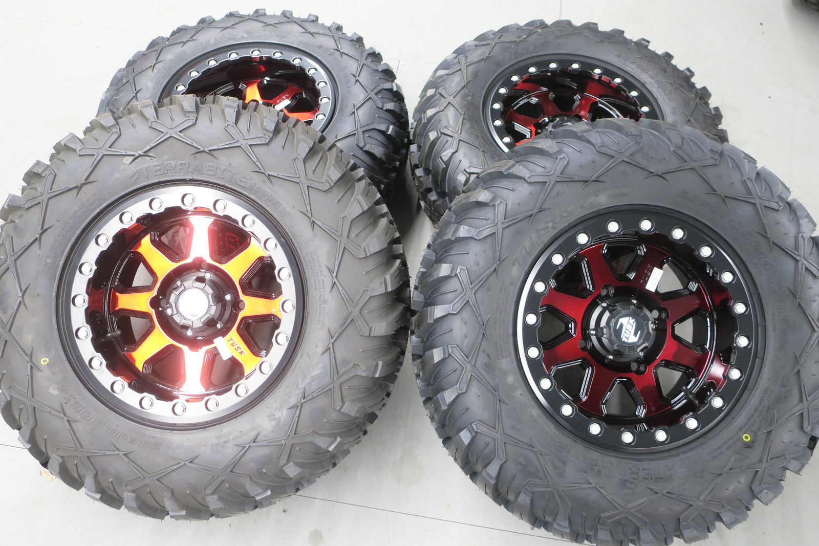Tire and wheel package.  CAN-AM