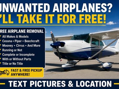 WANTED: Unwanted Airplanes – Free Removal