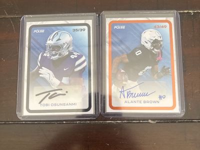 Numbered Football Cards (Autographed)