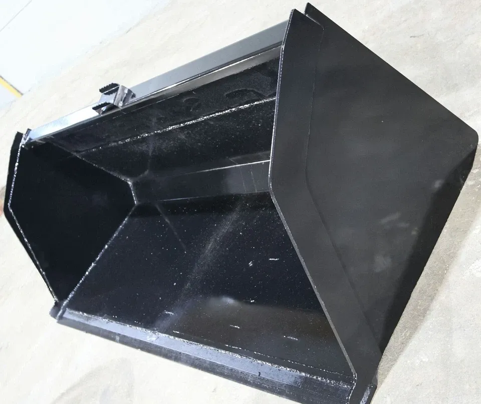 New Heavy Duty 84" Skid Steer Snow Bucket for Bobcat, Case,CAT,John Deere 7' QT-SNB-84