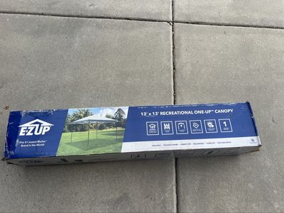 Blue E-Z Up Pop up Canopy Tent 13x13 new in box