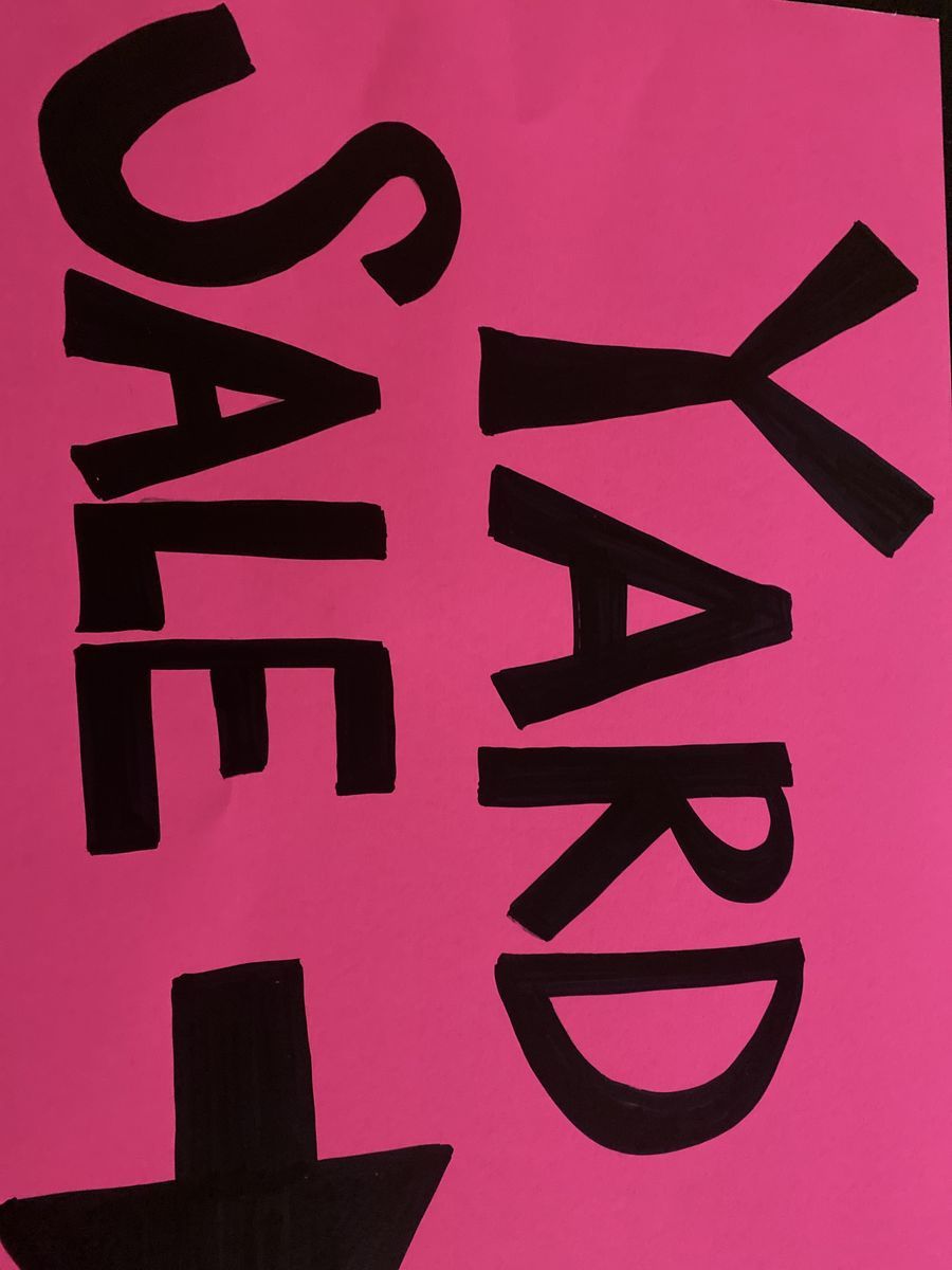 Yard Sale - Saturday August 8 @7am - Saratoga Springs on Maverick Road
