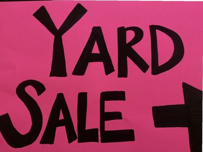 Yard Sale - Saturday August 8 @7am - Saratoga Springs on Maverick Road