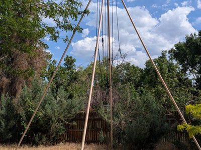 20ft Freestanding Aerial Rig - Portable, Outdoor Fitness/Circus Equipment