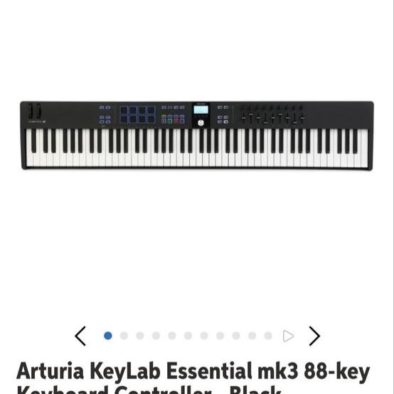 Arturia KeyLab Essential 88-key Keyboard