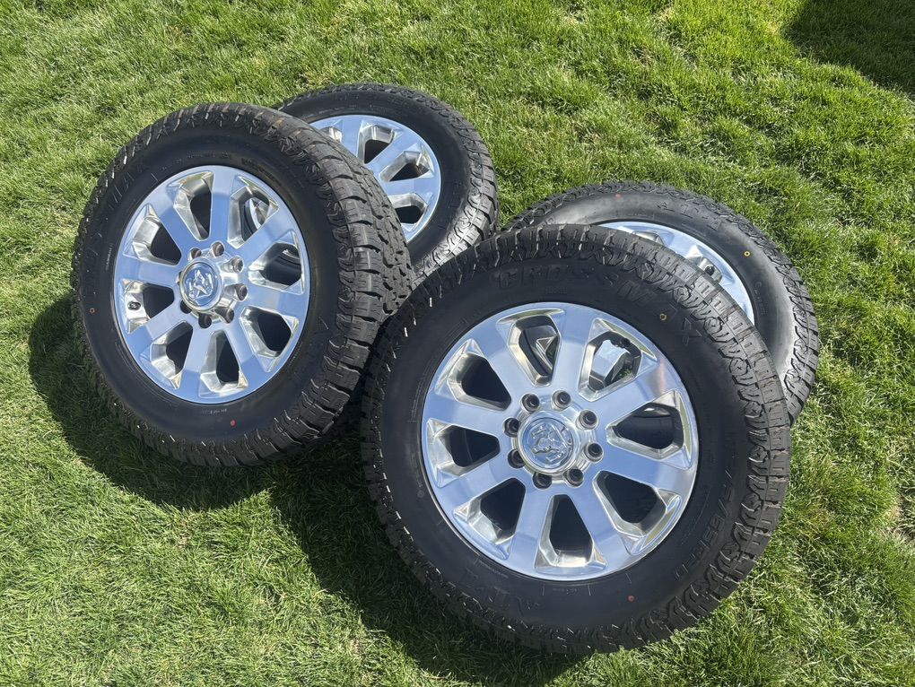 8x6.5 Ram Laramie Wheels with 275/65/20 Tires