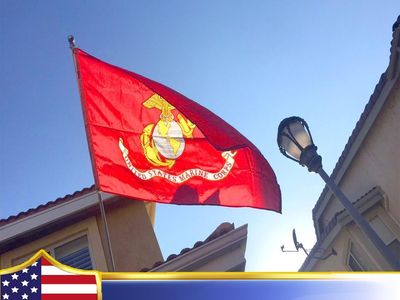Military Flag Decor-- NEW U.S. Marine Corps Flag 3X5 ft.