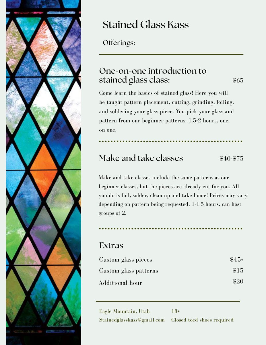Stained glass classes