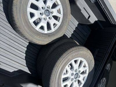 Set of 4 OEM Toyota Wheels & Firestone Destination H/T Tires 245/70R17