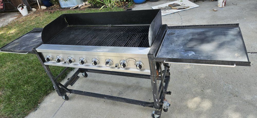 8 burner grill