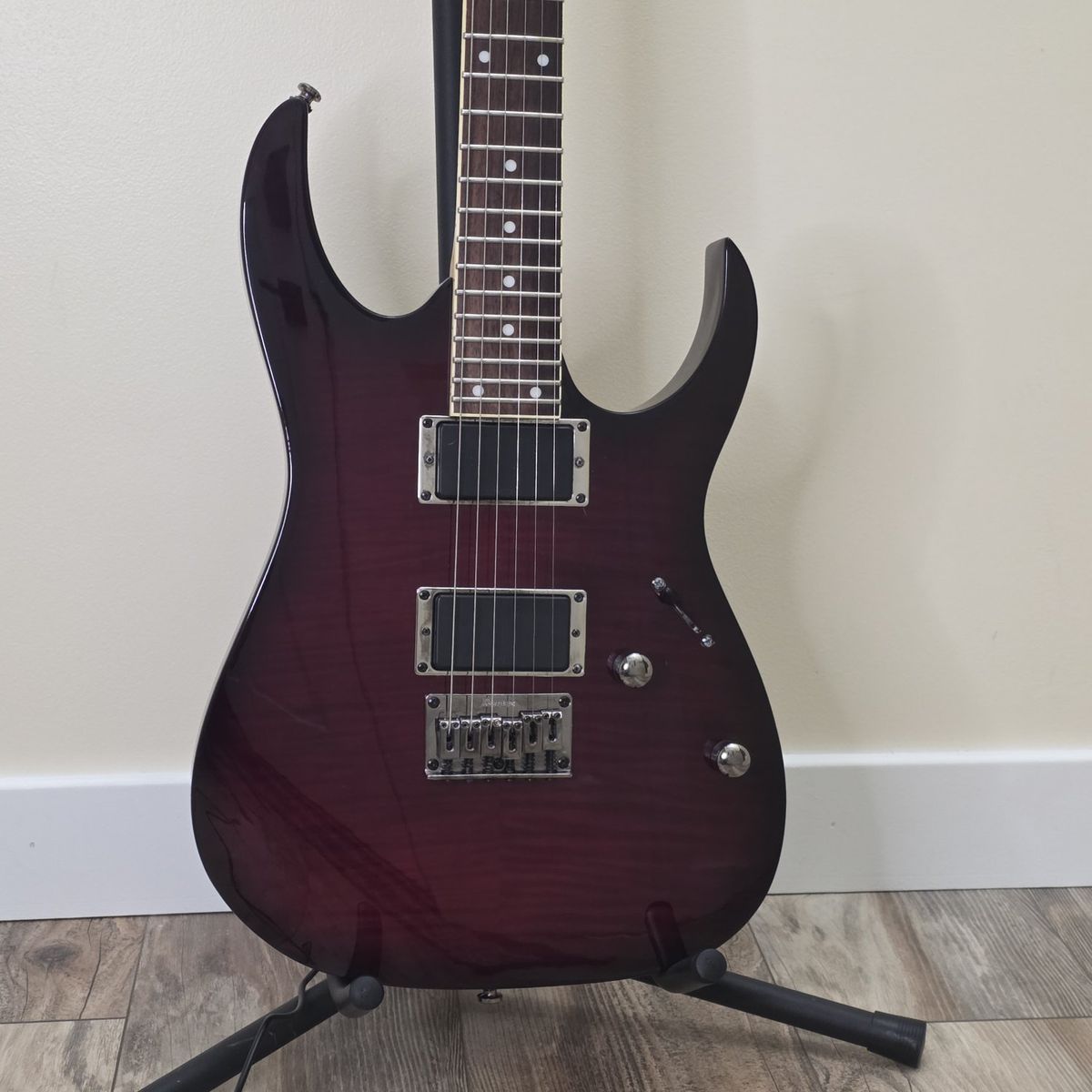 Ibanez RGR421EXFM Electric Guitar - Transparent Purple Burst