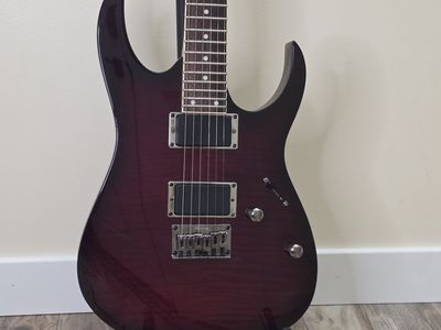 Ibanez RGR421EXFM Electric Guitar - Transparent Purple Burst