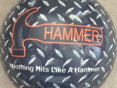 Hammer Diamond Plate 10lb Undrilled Bowling Ball - "Nothing Hits Like A Hammer"