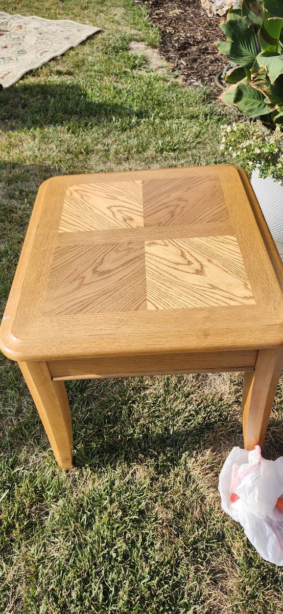 Large end table