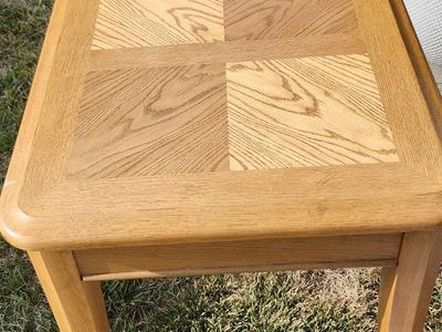 Large end table