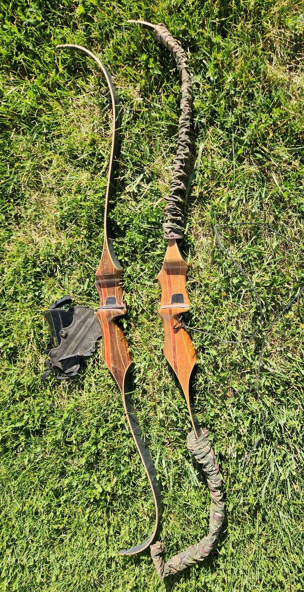 2 Left Handed Wooden Bows