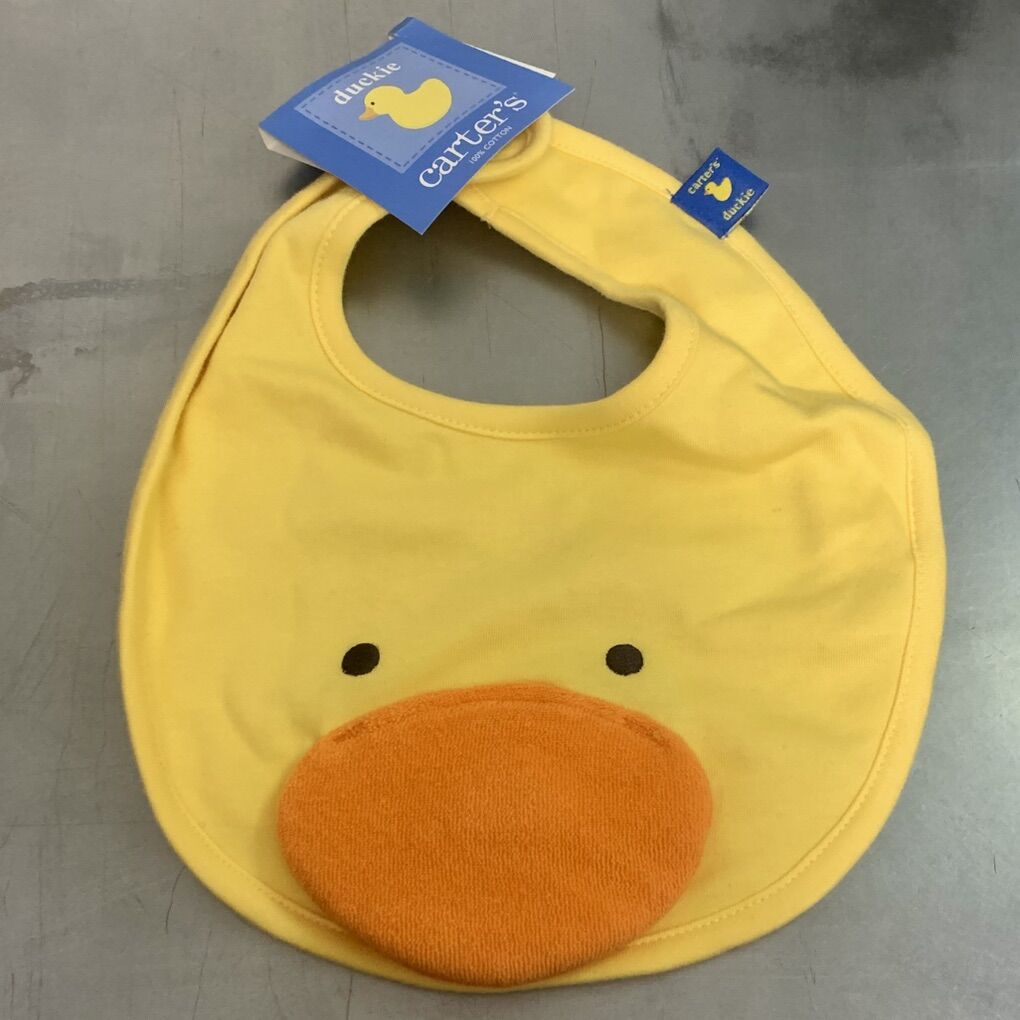 Vintage Carters Duckie Bib W/ Squeaky