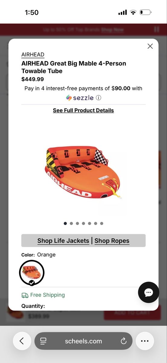 Airhead Super Mable 4 Person!