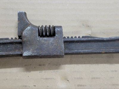 Vintage 9 Auto Adjustable Monkey Wrench - Made in USA