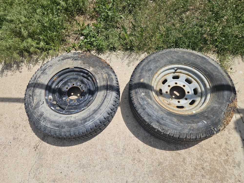 LT235/85R16 & LT265/75R16 Steel Wheels M/S Radial Tires - Set of 2