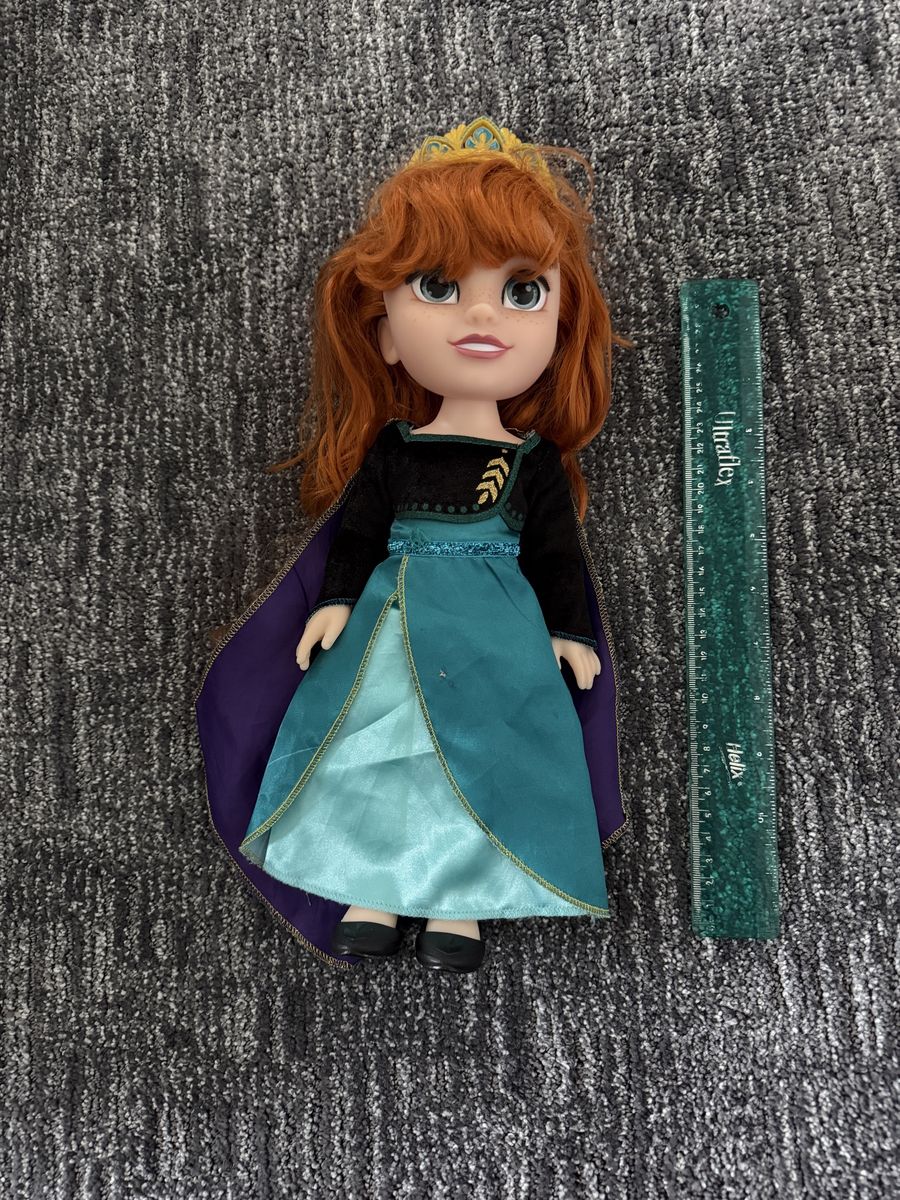 Disney Frozen II Anna Adventure Doll - 14-inch Figure with Signature Outfit and Crown