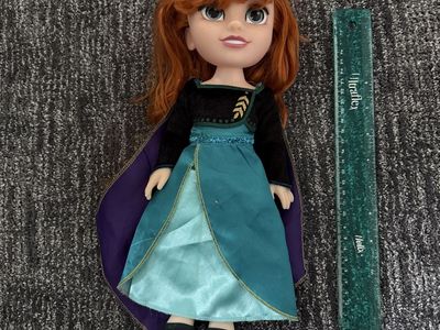 Disney Frozen II Anna Adventure Doll - 14-inch Figure with Signature Outfit and Crown