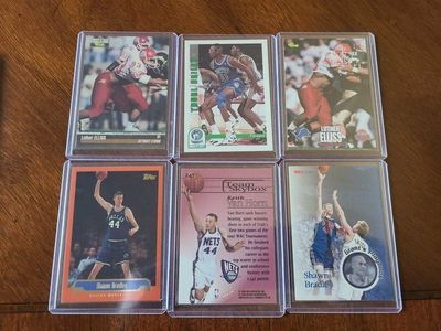 Sports Trading Cards of Local Atheles- Shawn Bradley, Luther Elliss, Thurl Bailey