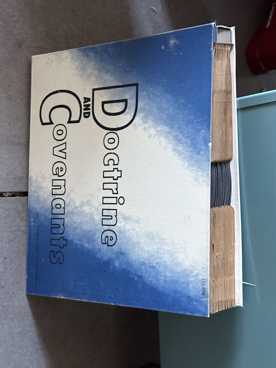 17 records -Vintage Mid Century Doctrine and Covenants Vinyl LP records. Complete set. LDS, Mormom, Later Day Saints