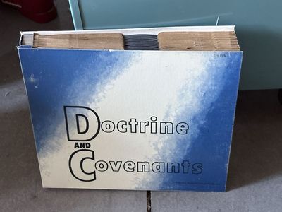 17 records -Vintage Mid Century Doctrine and Covenants Vinyl LP records. Complete set. LDS, Mormom, Later Day Saints
