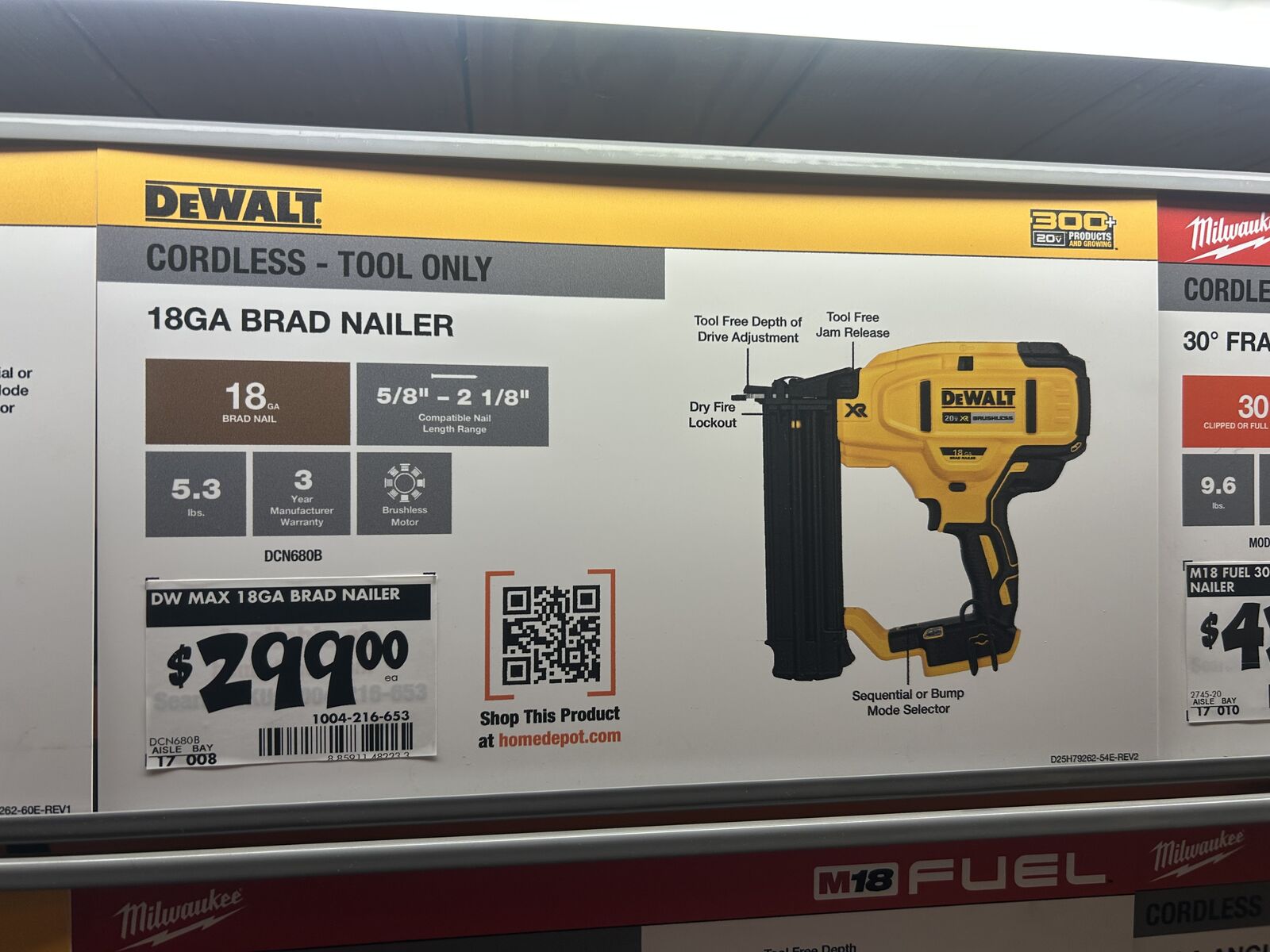 Dewalt Brad nailer