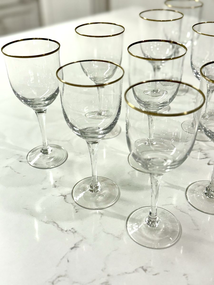 Vintage Crystal Noritakw Troy Stemware - Set Of 6
