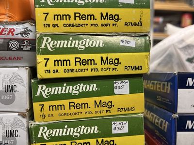 7 Rem Mag ammo.