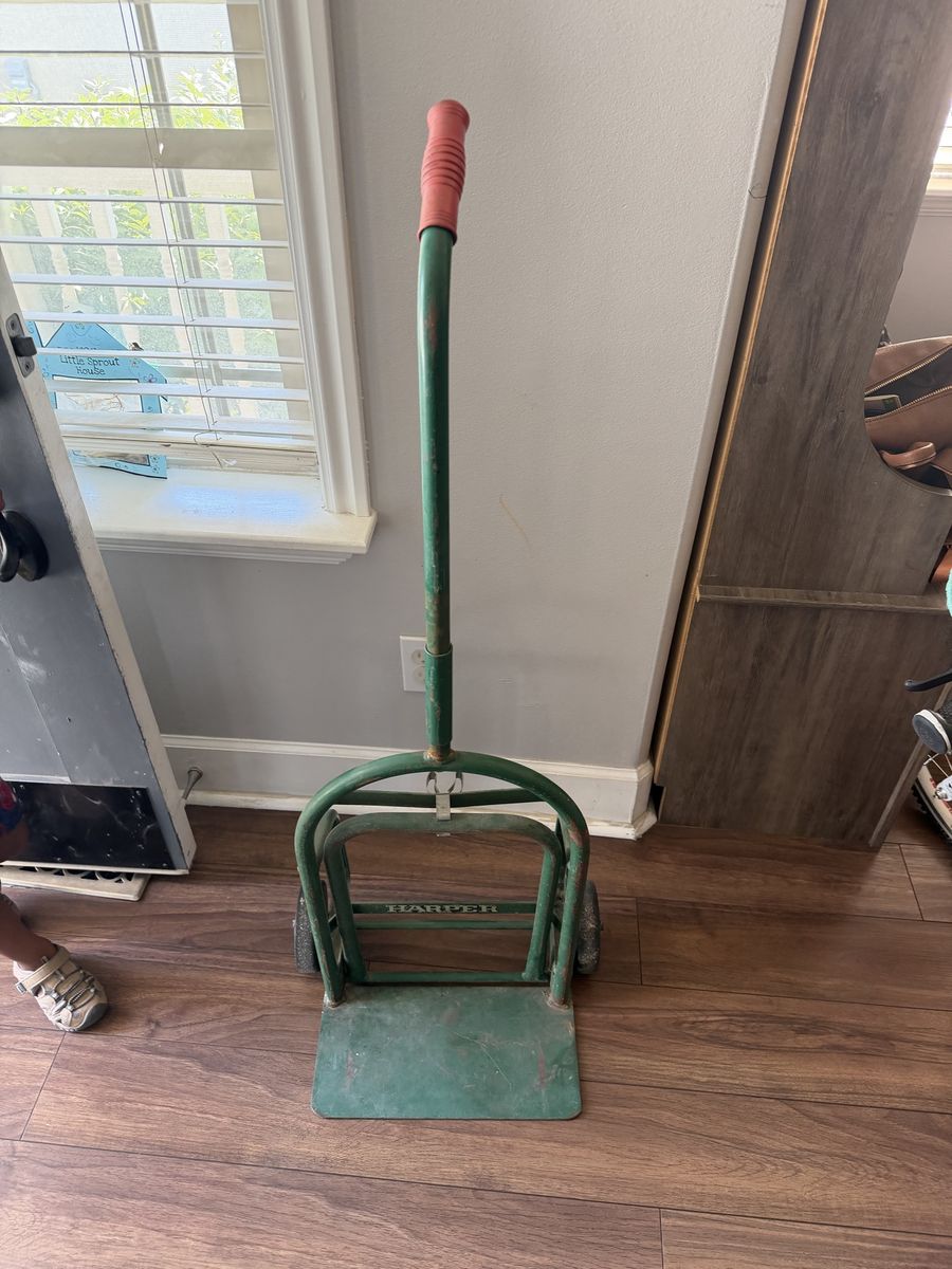 Vintage Harper Green Convertible Hand Truck Dolly Cart