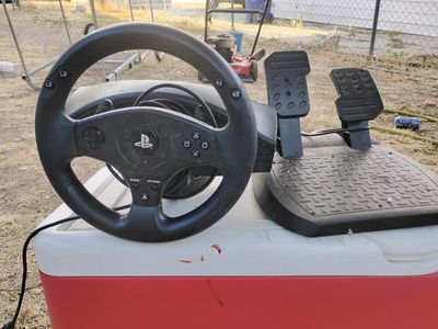 Thrustmaster T80 Racing Wheel and Pedals for PlayStation Consoles - Used