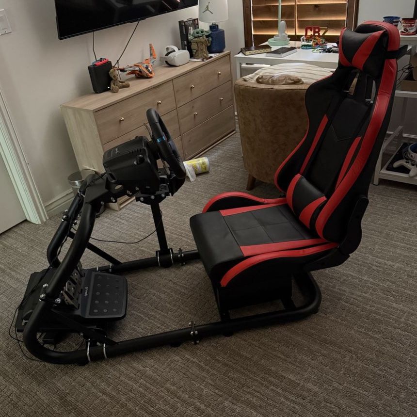 Logitech G29 Racing Simulator Setup - Wheel, Pedals, Shifter & Cockpit Seat