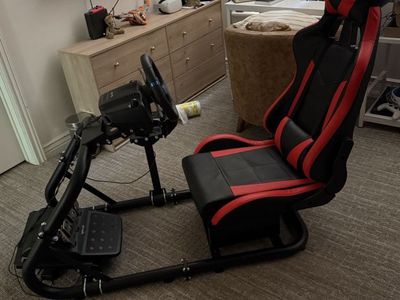 Logitech G29 Racing Simulator Setup - Wheel, Pedals, Shifter & Cockpit Seat