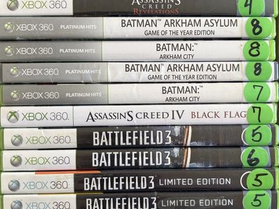 Xbox 360 Video Games Starting @ $4