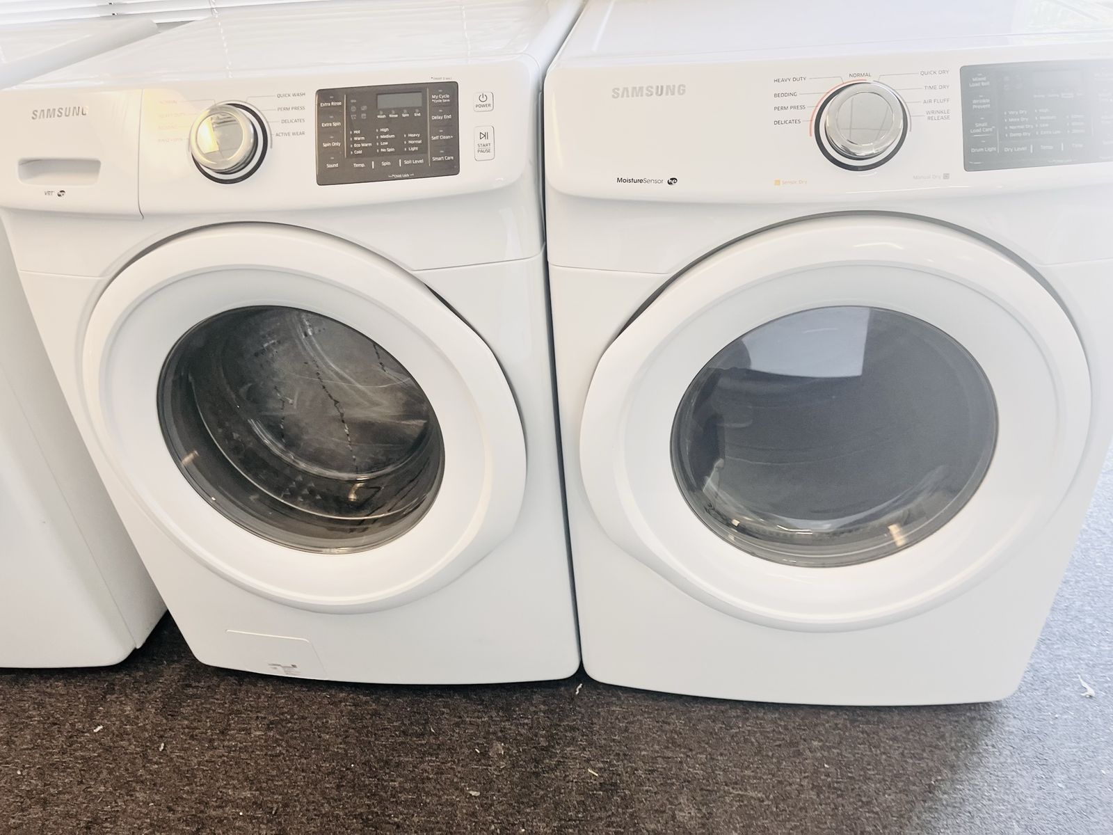 Samsung washer and dryer set