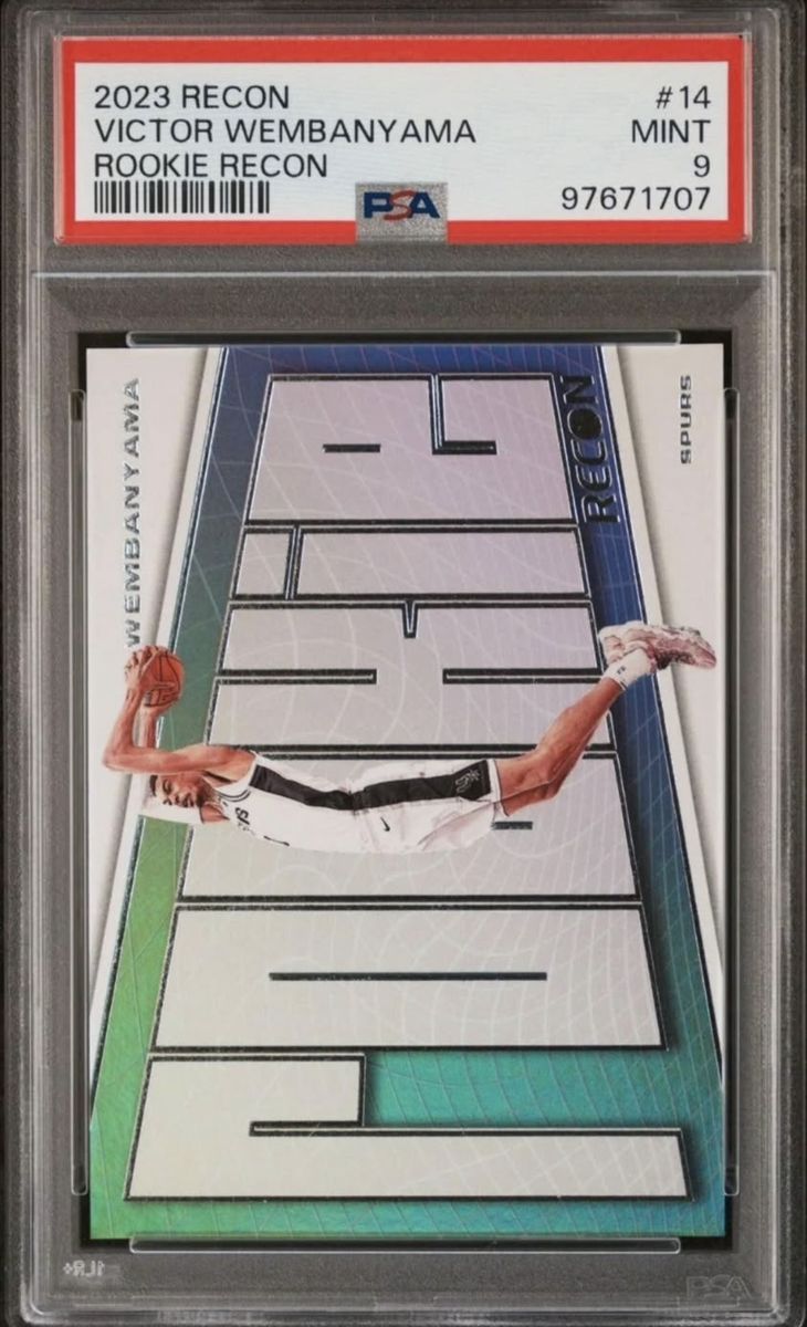 2023 Panini Recon Victor Wembanyama Rookie Recon #14 PSA 9 Mint