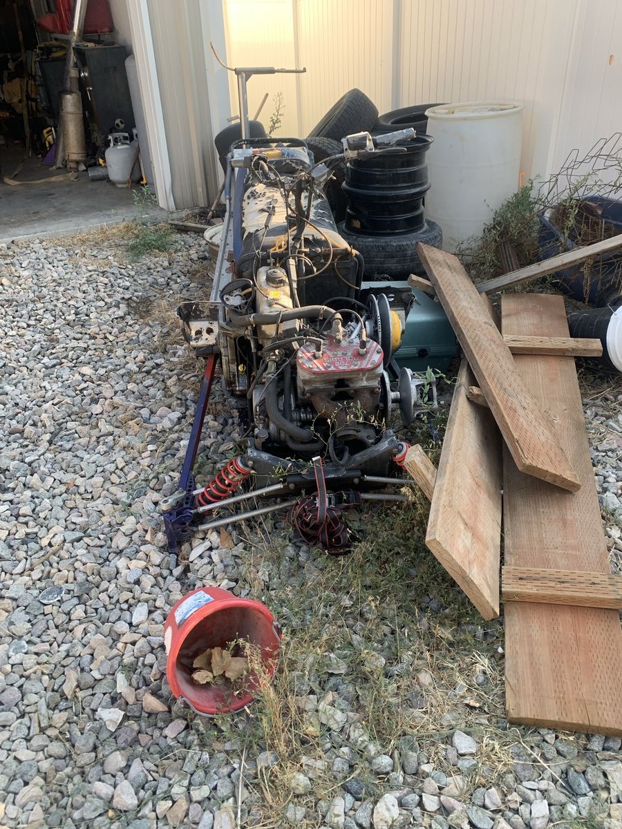 Polaris 700 Snowmobile Chassis & Engine - For Parts or Repair