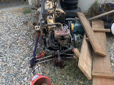 Polaris 700 Snowmobile Chassis & Engine - For Parts or Repair
