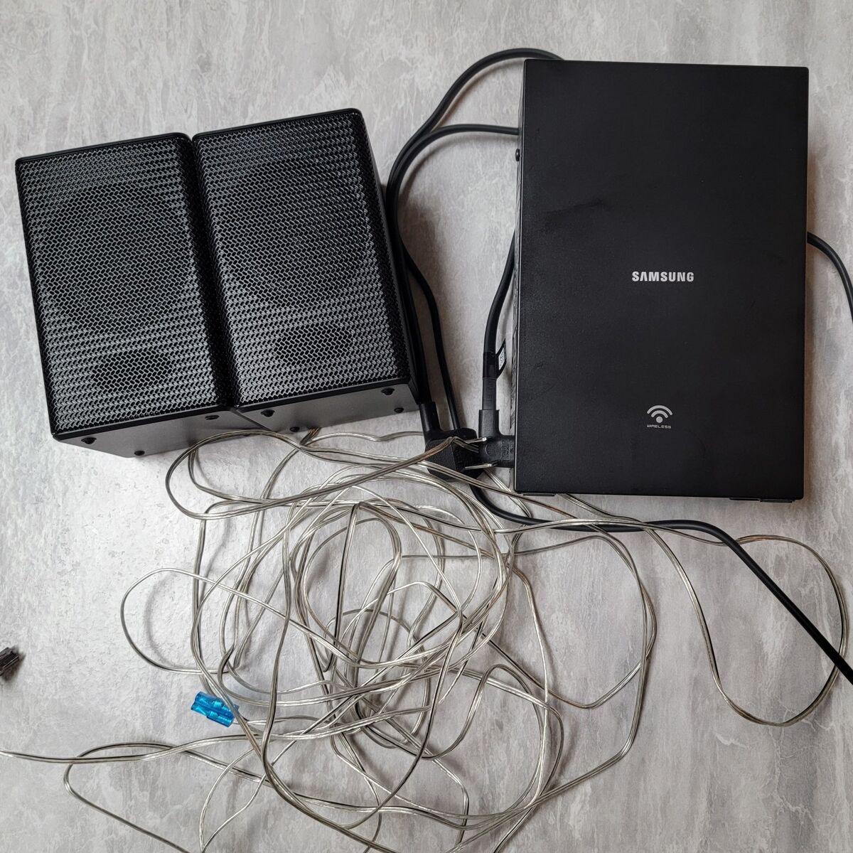 samsung wireless rear speaker set