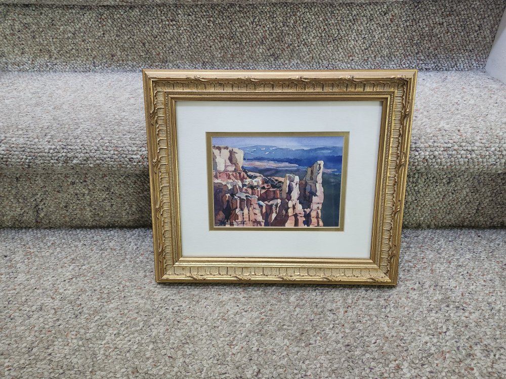 Wallace G. Lee "Three Views of Bryce Canyon" Original Painting Art #WGL343
