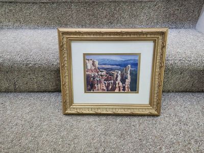 Wallace G. Lee "Three Views of Bryce Canyon" Original Painting Art #WGL343